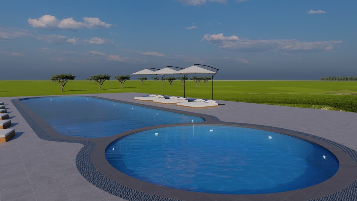The Oasis Infinity-Edge Vista Pool